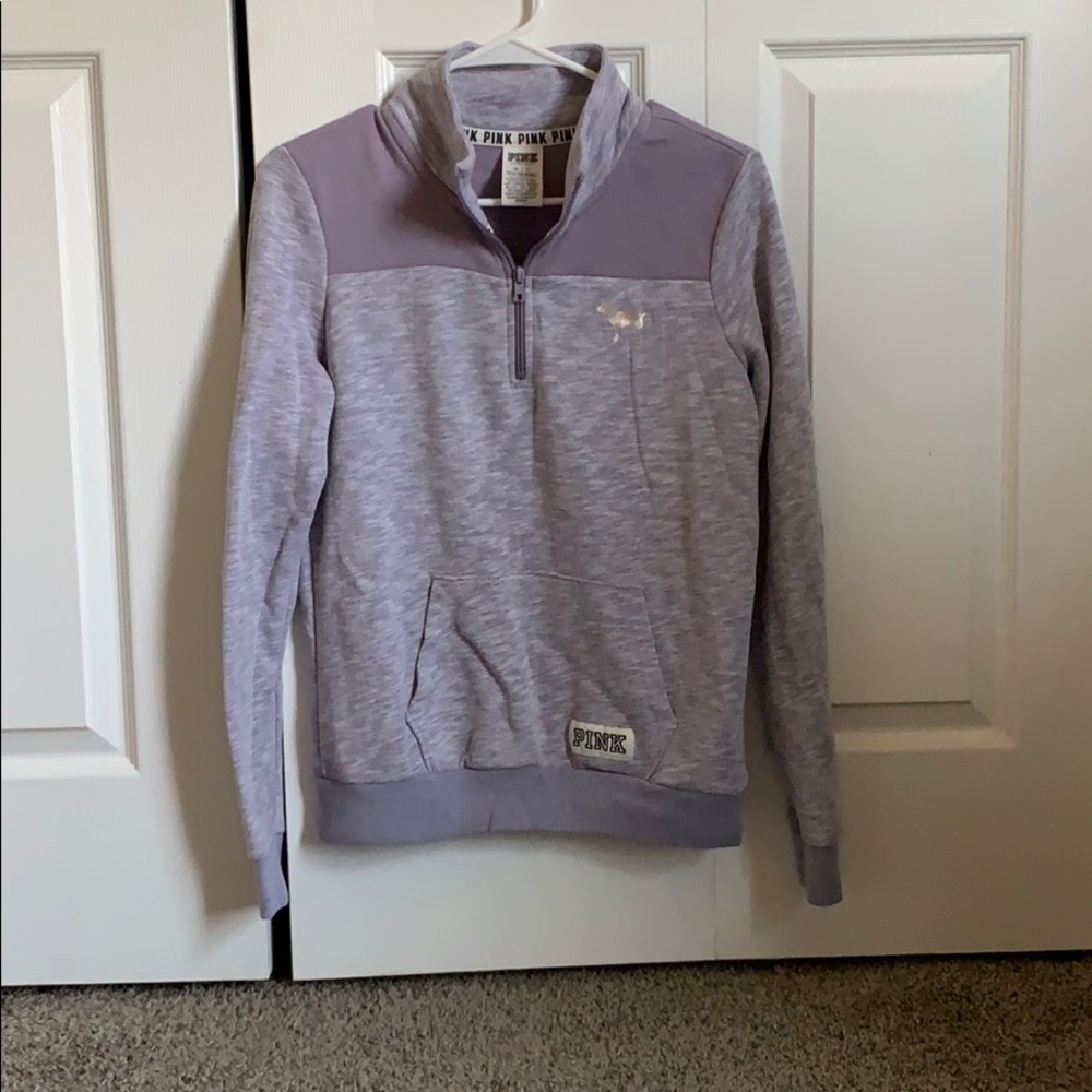 Victoria Secret Pink Quarter Zip Sweatshirt